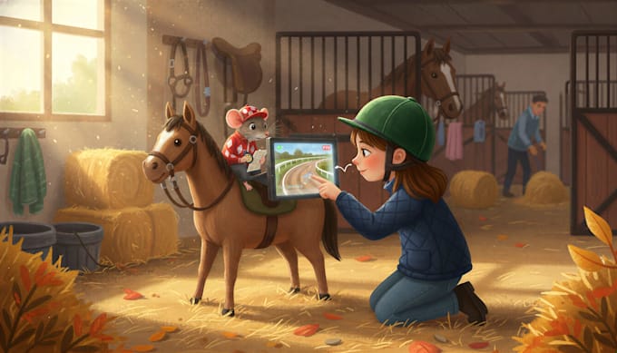 draw children book illustration