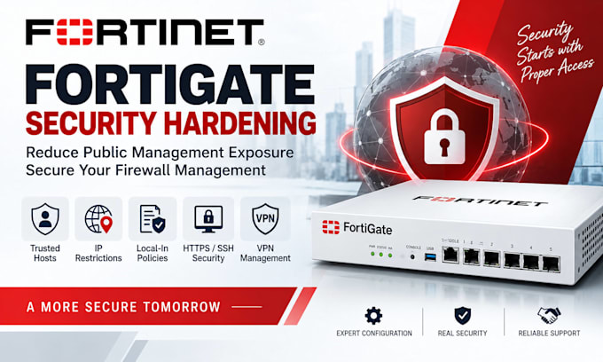 secure and harden your fortigate firewall management access