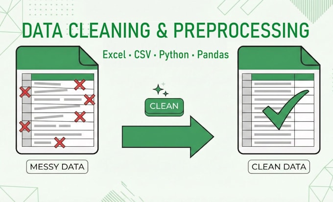 clean, preprocess and transform your excel CSV data using python