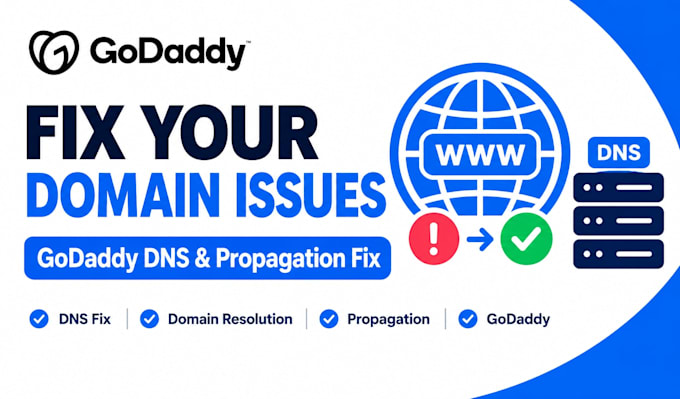 fix godaddy domain propagation and not resolving issues