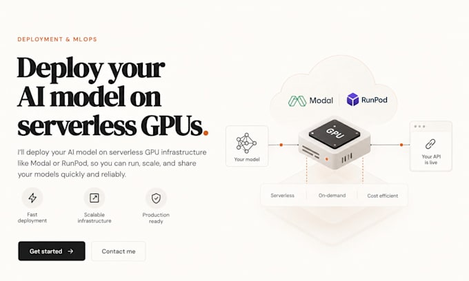 deploy your advanced ai model on cost effective serverless GPU