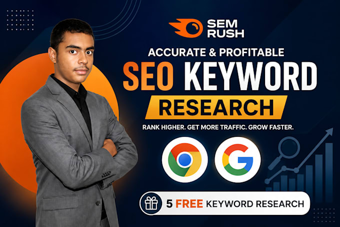 do professional SEO keyword research using semrush