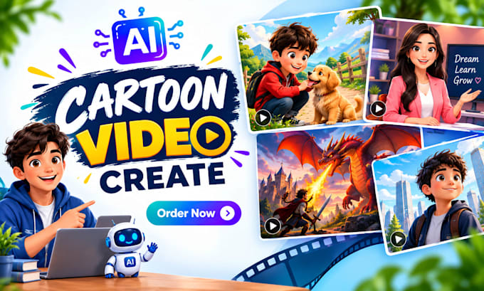 create engaging ai cartoon storytelling videos