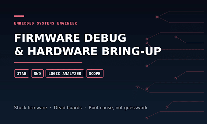 debug your embedded firmware and bring up your custom hardware