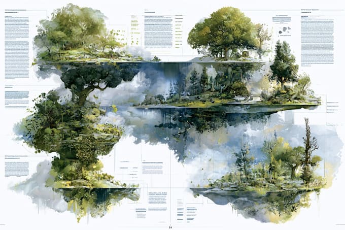 design amazing fantasy landscape