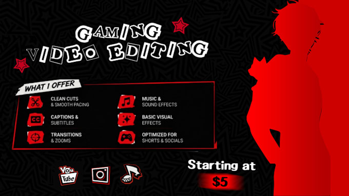 edit engaging gaming shorts and videos