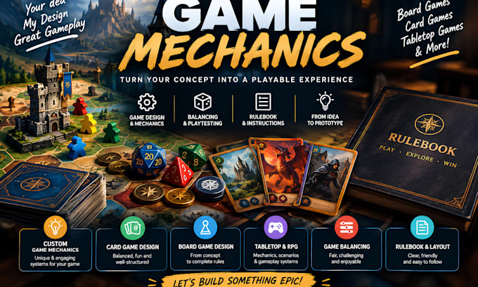 design your board game development card game mechanics tabletop card game design