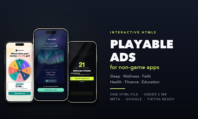 create an interactive HTML5 playable ad for your app