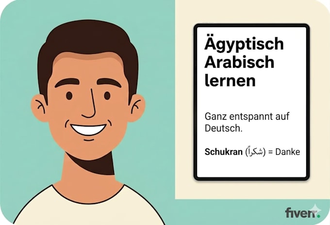 teach you conversational egyptian arabic in german