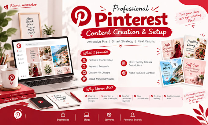 manage your pinterest account and create engaging pins