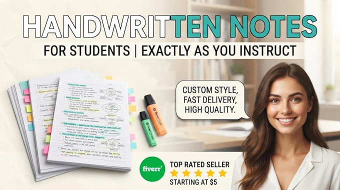 write clean notes with beautiful handwriting