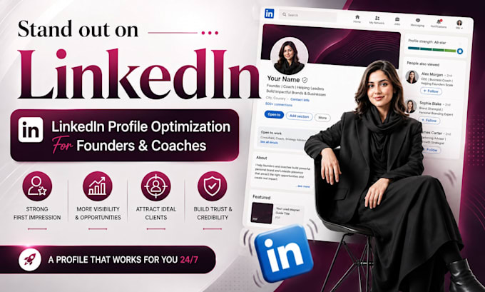 do linkedin profile optimization for founders and coaches