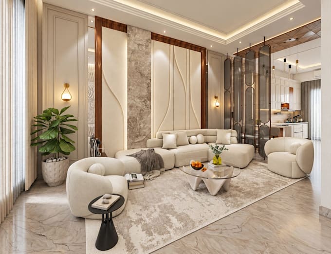 create photorealistic 3d interior visualization