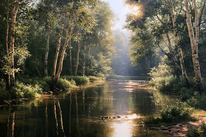 landscape oil painting art