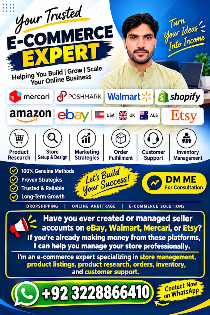 manage your ebay store, create listings and optimize SEO