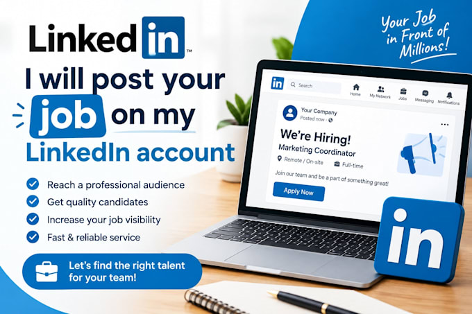 post your job on my linkedin account