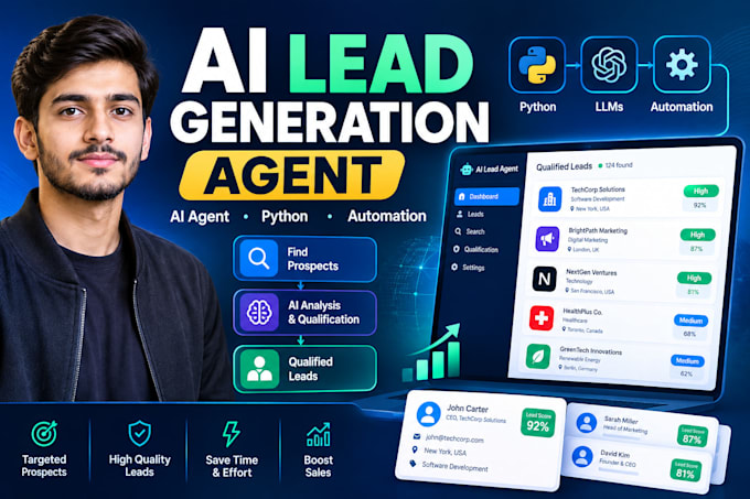 build an ai lead generation agent using python