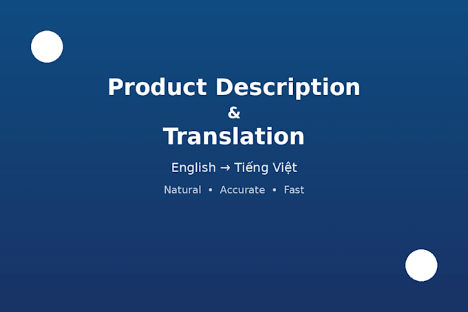 translate your product descriptions to vietnamese
