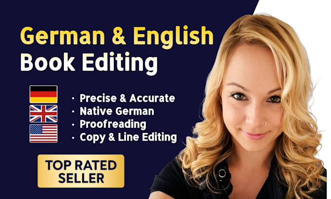 provide professional german and english book editing and proofreading