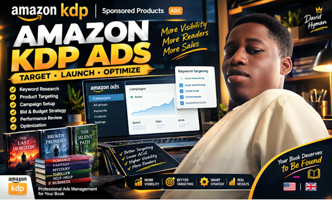 setup and optimize amazon KDP ads for your book