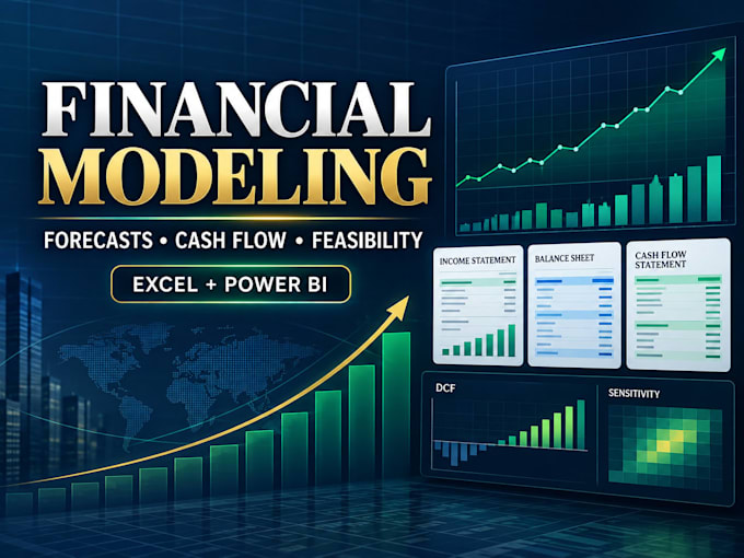 build a financial model, cash flow forecast and feasibility analysis