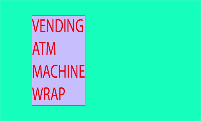 design vending machine, atm machine wrap design for you