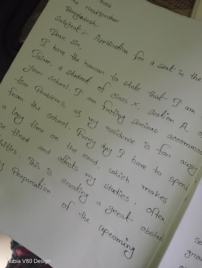 write beautiful letter handwriting