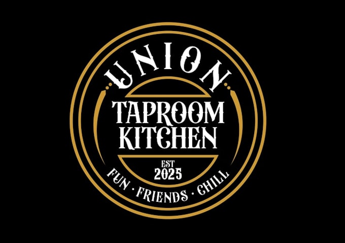 design a fun taproom, pub, brewery and small town logo