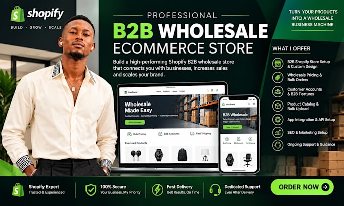 set up shopify b2b wholesale store and wholesale pricing