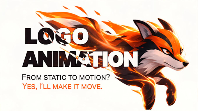 create a custom logo animation with personality