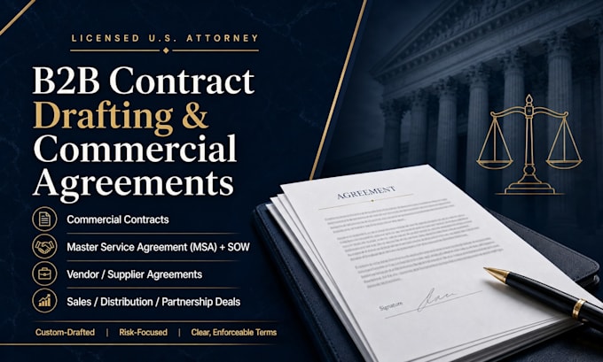 draft secure sales, distribution and business partnership agreements