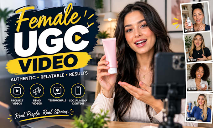 create female ugc videos
