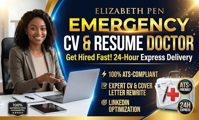 urgently rewrite, format, and ats optimize your CV resume in 24 hours