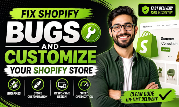 shopify bugs and customize your shopify store