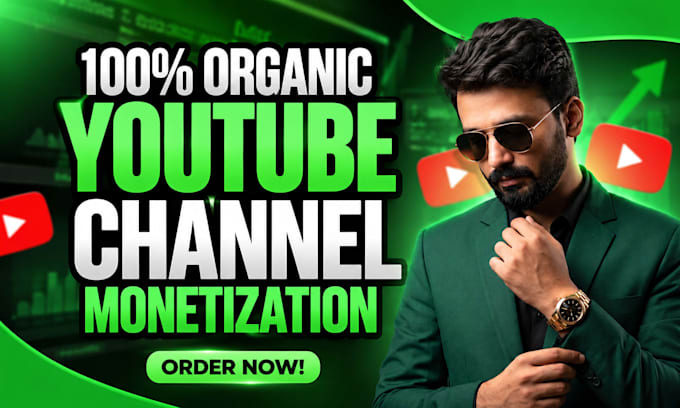 organically youtube video channel promotion for monetization