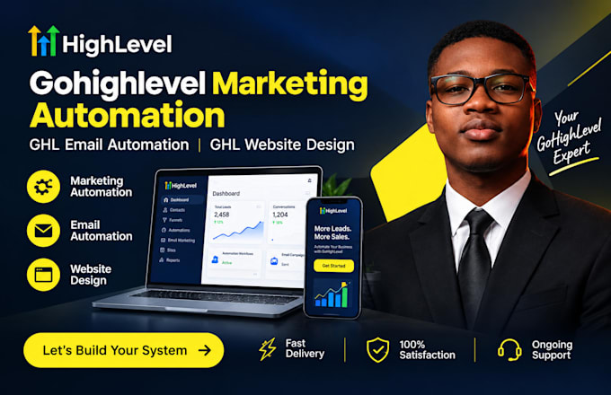 build ghl automation, gohighlevel website and CRM