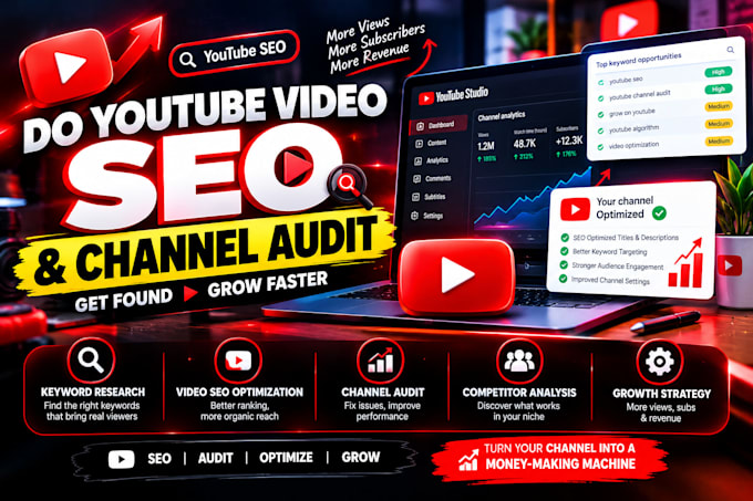 do youtube video SEO and channel audit