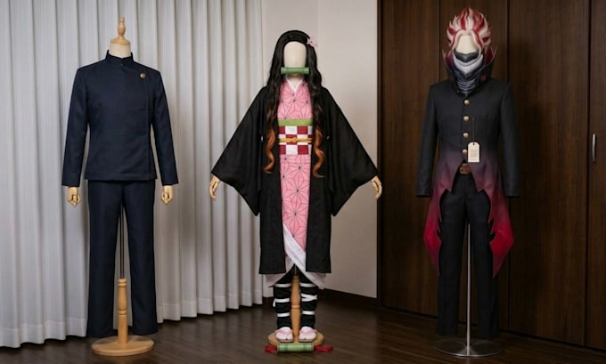sew custom anime cosplay costume from your reference for cosplay
