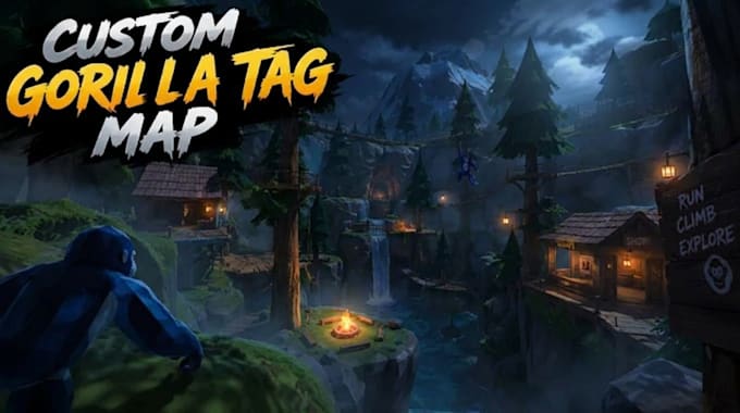 create a custom gorilla tag map for your fan game