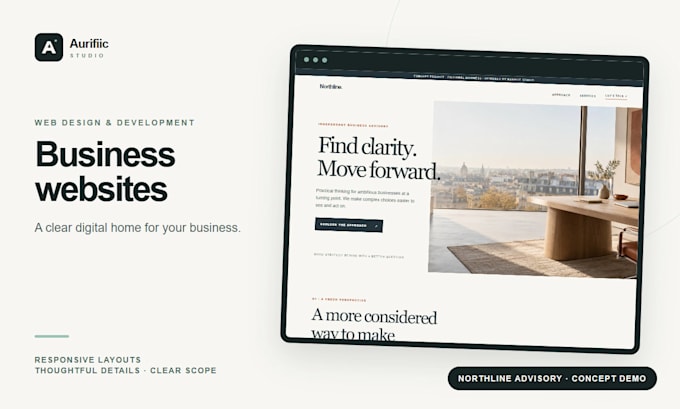build a modern responsive website for your small business