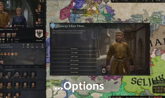 create ck3, bg3, skyrim and hoi4 mods, workshop ready mod and gameplay scripts