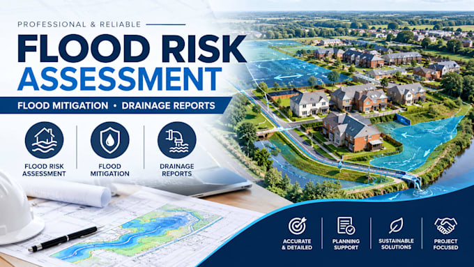 prepare flood risk assessment flood mitigation and drainage reports