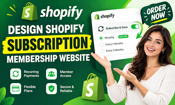 setup shopify subscription box shopify store subscription membership website