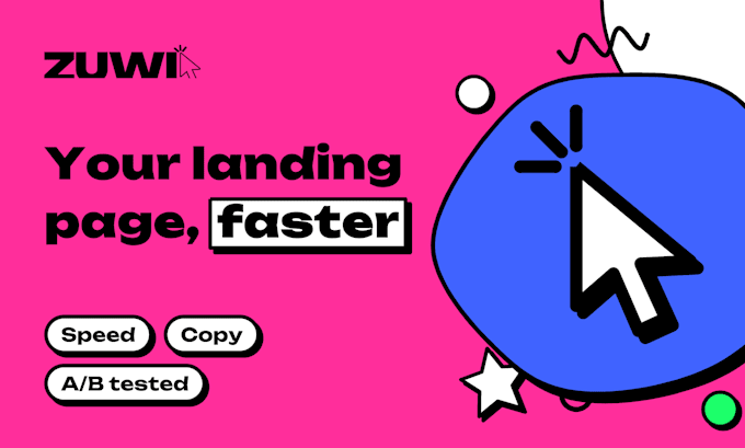 optimise your landing page for speed, copy and conversions