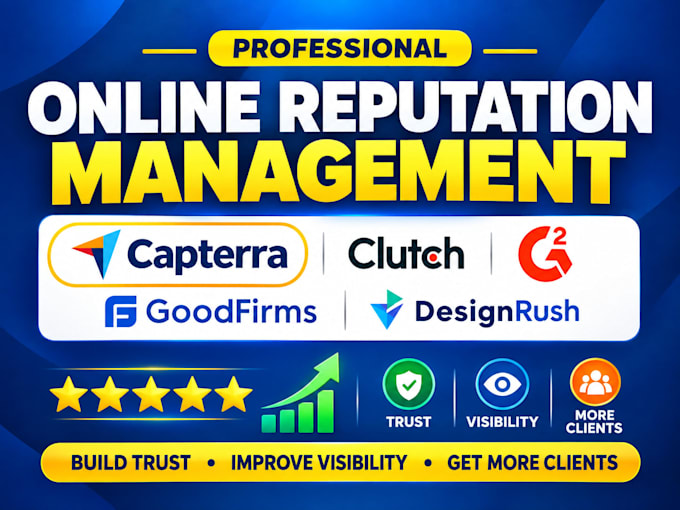 optimize and manage capterra clutch g2 goodfirms online reputation sortlist ORM