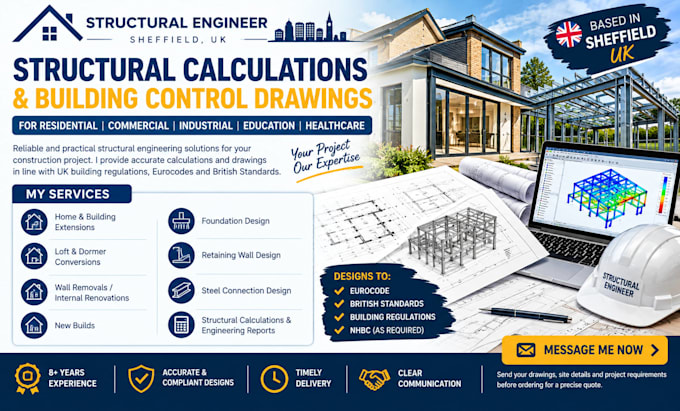 provide structural calculations for UK building regulations