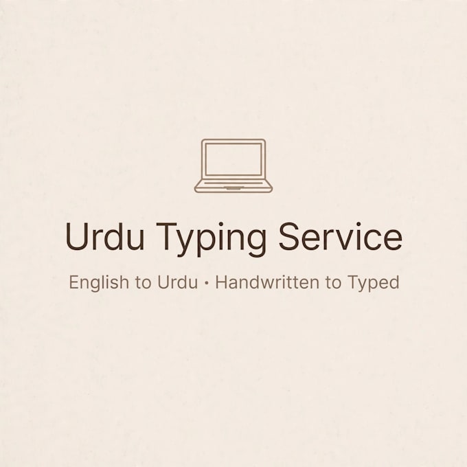 do fast urdu typing and transcription