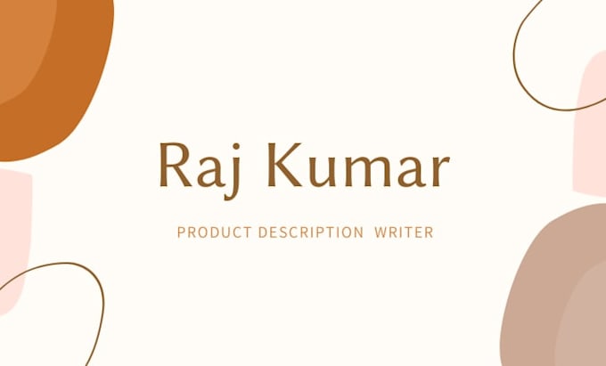 write product description for e commerce