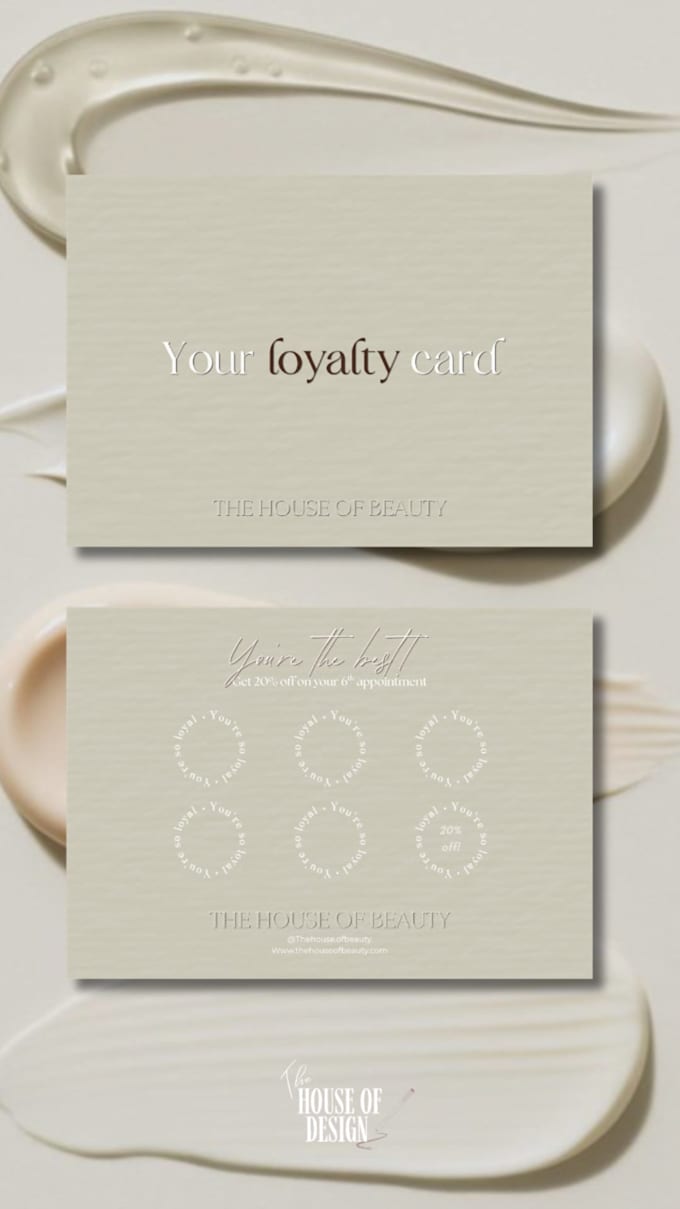 design a modern business card