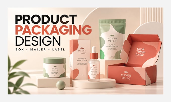 design product packaging, box design and mailer box